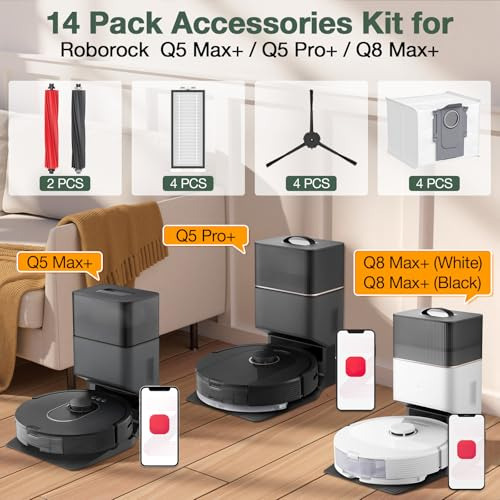 Accesorios Para Roborock Q5 Max+, Q5 Duoroller+, Q5 Pro+, Q8