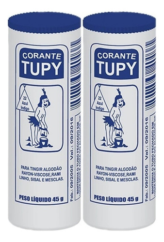 Corante Tupy Tingir Tecido Tie Dye Artesanato- Azul Indigo