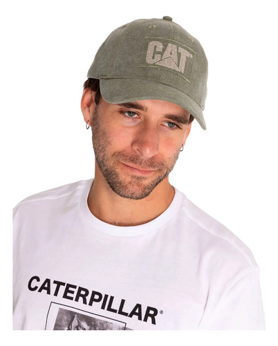 Jockey Cat Logo Raw Edge Patch Hat                