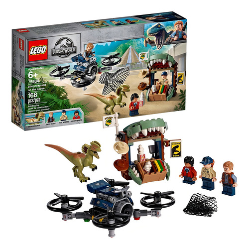 Lego Jurassic World Dilofosaurio A La Fuga 75934