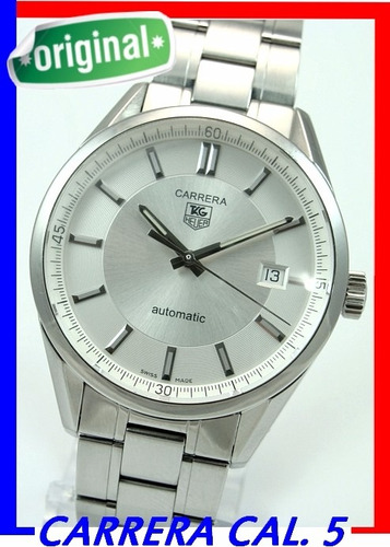 Tag Heuer Carrera Automático Calibre 5 Todo Aço Safira*!