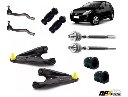 Imagem 1 de 2 de Kit Suspensao Dianteira Logan E Sandero 2008 A 2014