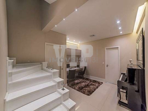 Imagem 21 de 30 de Cobertura Duplex, Alto Padrão, Vista Mar, Varanda Gourmet E Piscina Privativa Em Santos - Ap00420 - 68865520