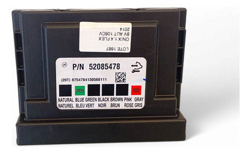 Kit Code Injeção Gm Onix 1.4 Flex 8v Aut 2014 E8312659379