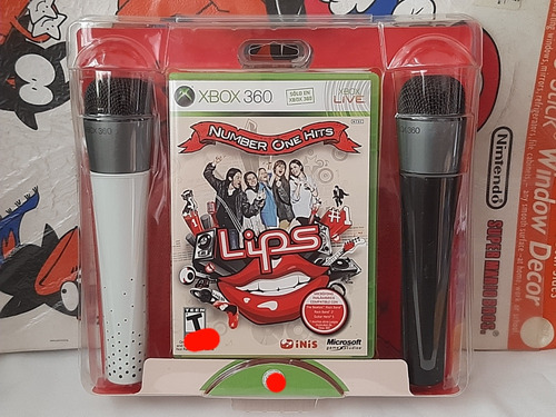 Video Juego Lips Number One Hits,xbox 360 Con 2 Microfonos.