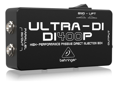 Behringer Caja Directa De 1 Canal Ultra Di400p P/instrumento