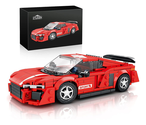 Kit De Construcción De Coche Zylegen, Audi R8, 413 Piezas