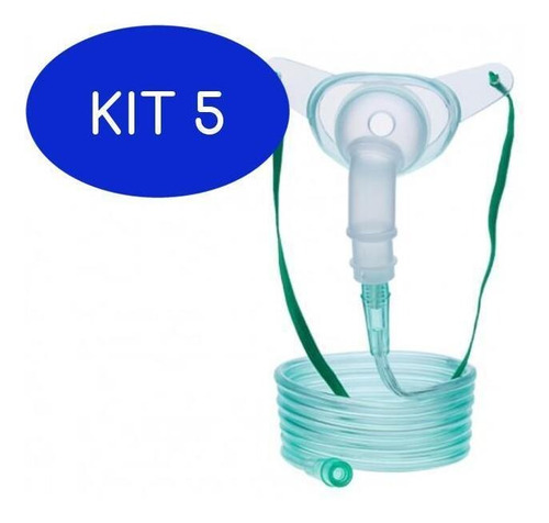 Kit 5 Máscara Para Traqueostomia Infantil