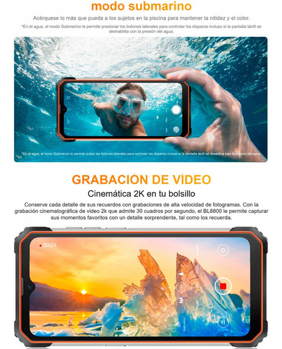 Blackview Bl8800 - Celular Resistente Cámara Visión Nocturna