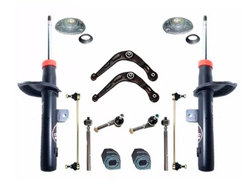 Kit Tren Delantero Peugeot 206 207 Completo + Amortiguadores