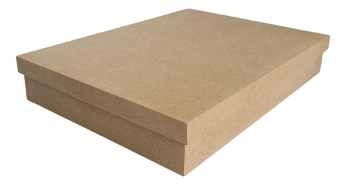 Organizador De Papel A4 Mdf 32x23,5x5 Cm Com Tampa