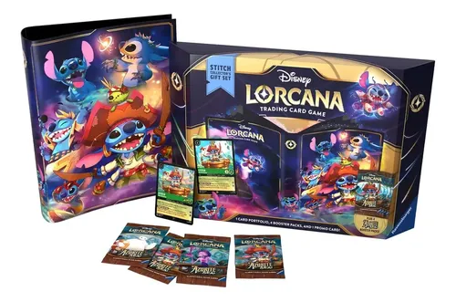 英語版 Stitch Collector's Gift Set Lorcana Disney Lorcana Stitch Collectors Gift Set | MercadoLivre
