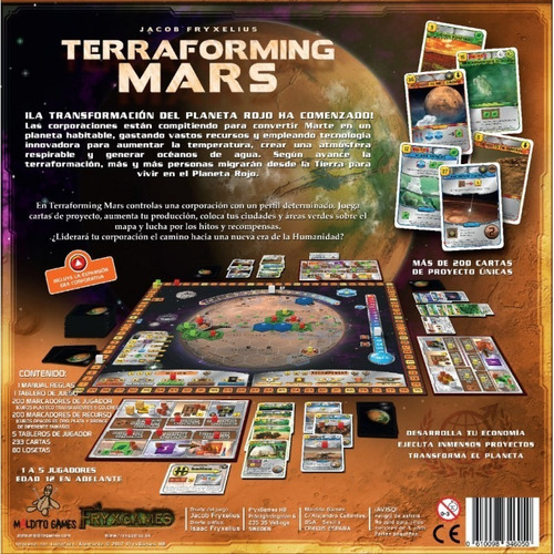 Terraforming Mars Juego De Mesa En Español