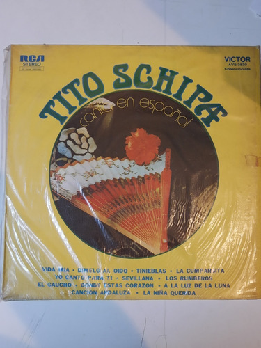 Vinilo 5637 - Tito Schipa Canta En Español 