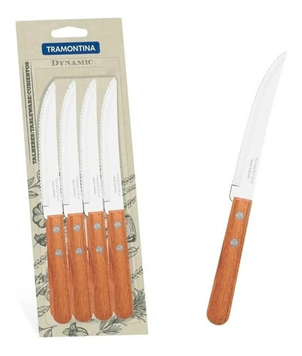 Cuchillo Tramontina Dynamic De Acero Inoxidable X4 Kuchen