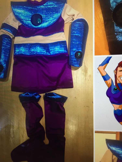 Disfraz Vestido Starfire Teen Titans Jóvenes Titanes | MercadoLibre Disfraz Vestido Starfire Teen Titans Jóvenes Titanes | MercadoLibre