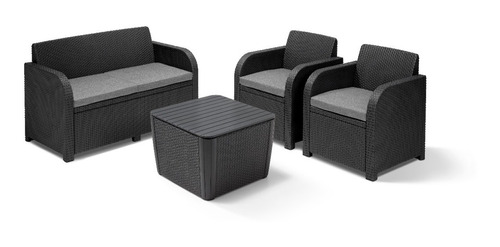 Set De Sillones De Exterior Lounge Set Allibert Nuevo Gtia