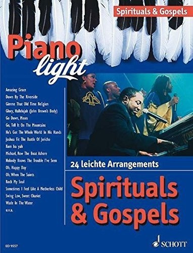 Spirituals Y Gospels Piano Light 24 Arreglos Faciles