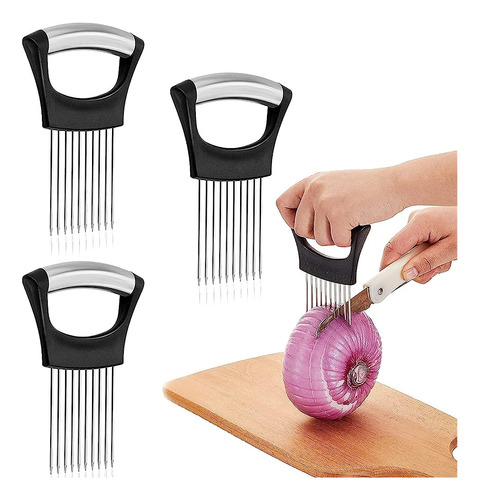 Padyrytu Food Slice Assistant Onion Holder Slicer - Cortador