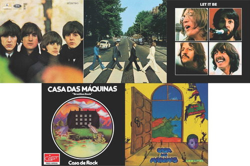 Kit 5 Cds - The Beatles E Casa Das Máquinas