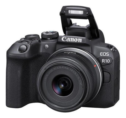 Câmera Canon Eos R10 Com Lente 18-45mm Mirrorless