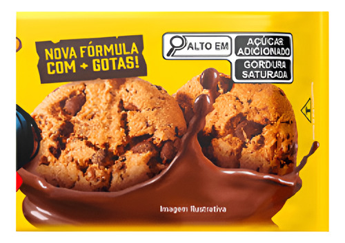 Cookies Rancheiro Biscoito Zero Lactose Gotas Chocolate 60g