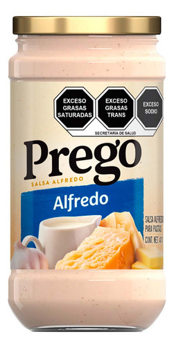 Salsa Para Pasta Prego Alfredo 411g