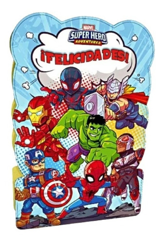 Piñata De Carton Super Hero - Super Heroes Marvel