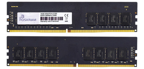 Memory Ram Qskram 16gb Ddr4-2666mhz Pc4-21300 For Desktop