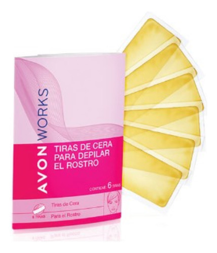 Avon Works Tiras De Cera Para Depilar El Rostro