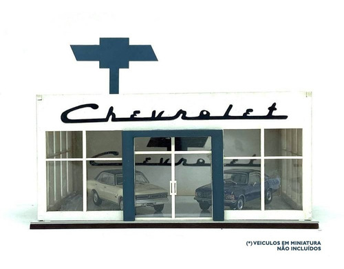 Imagem 2 de 5 de Diorama Loja Chevrolet - 1:64 - Br Classics - Frete Grátis