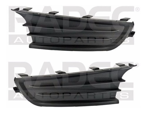 Par Juego Rejillas Fascia Del Vw Gol 2013 - 2015 S/hoyo Rxc