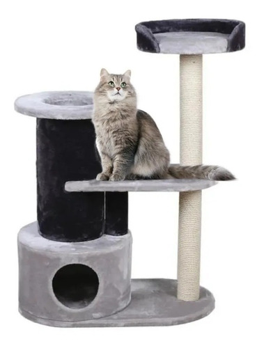 Rascador Gatos Gatito Arbol Torre Juego Felpa Comodo Massimo