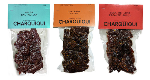 Charquiqui Mix Clasic Nalga Sal Marina, Chimi, Spicy (jerky)