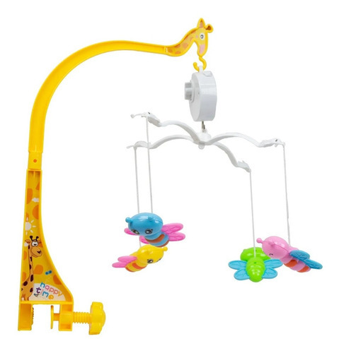 Mobile Musical Giratório De Girafa Para Bebês Bbr Toys