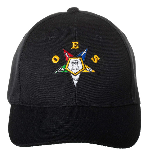 Gorra De Béisbol Negra Bordada De La Orden De Los Masones De