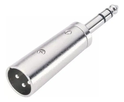 Adaptador Jack Estéreo Macho A Xlr Macho Adam Hall X 2 Unid.