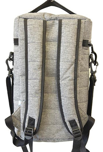 Matera Mochila Lisa Correa Sublimada Vayate Gris Cordura