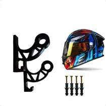 Comprar Kit 02 Suporte De Parede Pendurar Capacete Acessórios Chave