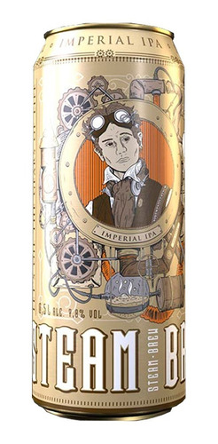 Cerveza Steam Brew Imperial Ipa Lata*500 - mL a $34