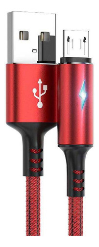 Cabo De Microdados Usb De Carregamento Rápido 3a Cabo De Luz