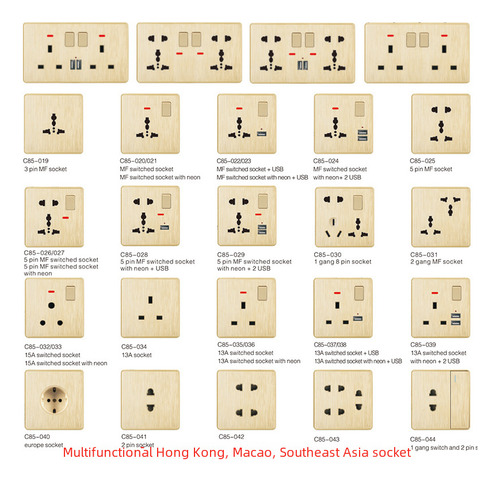 146 Soquete Duplo 13a - Painel De Soquete Comutado 13a Com D