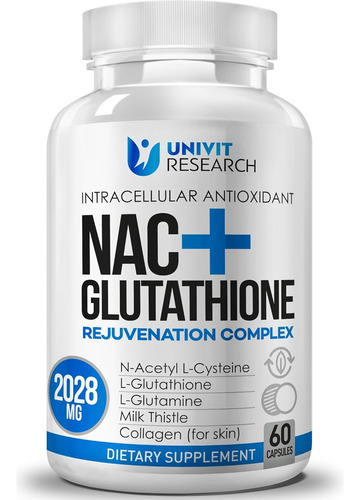 Nac + Glutatión Max 2000mg 60un - g a $666