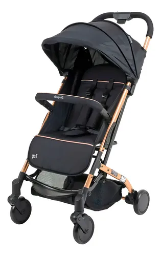 Carrinho De Bebê Zap Metal Cobre Burigotto Compacto Dobrável Cor Preto