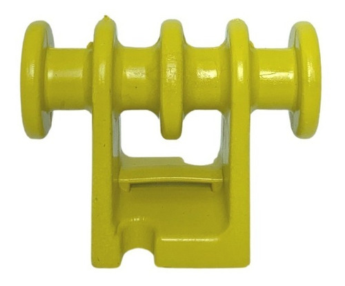 Isolador Plástico Óptico 4 Vias C/suporte (40 Uni) - Amarelo