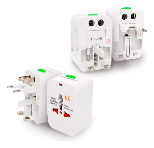 Kit 2 Adaptador Tomada Universal Para Viagem Internacional Menor preço em Kit 2 Adaptador Tomada Universal Para Viagem Internacional