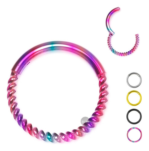 Piercing Nariz Clicker 10mm Piercing Septum Aro Nariz Labrad