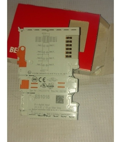 Beckhoff Es1018 Digital Input Module (Usado)