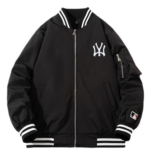 Chaqueta Bomber Delgada Uniforme De Béisbol