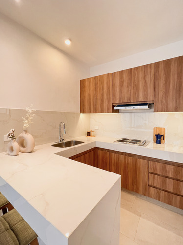 Departamento En Renta En Merida, Temozon Norte. 2 Habitaciones Y Amueblado